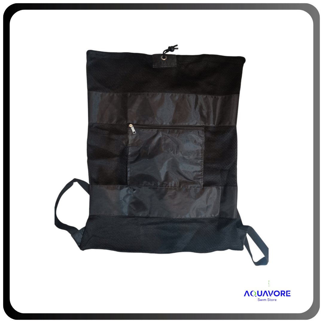 Pro Swim Training Bundle: Mesh Bag, Kickboard & Fins Aquavore