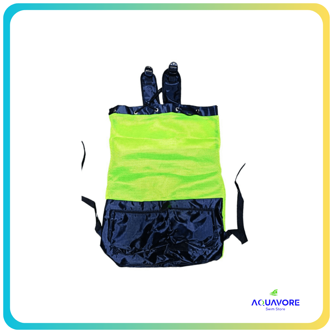 Pro Swim Training Bundle: Mesh Bag, Kickboard & Fins Aquavore