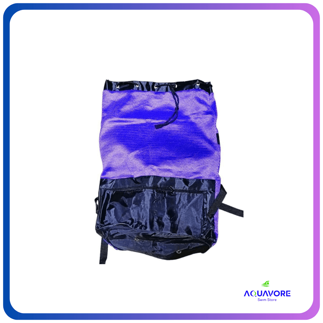 Pro Swim Training Bundle: Mesh Bag, Kickboard & Fins Aquavore