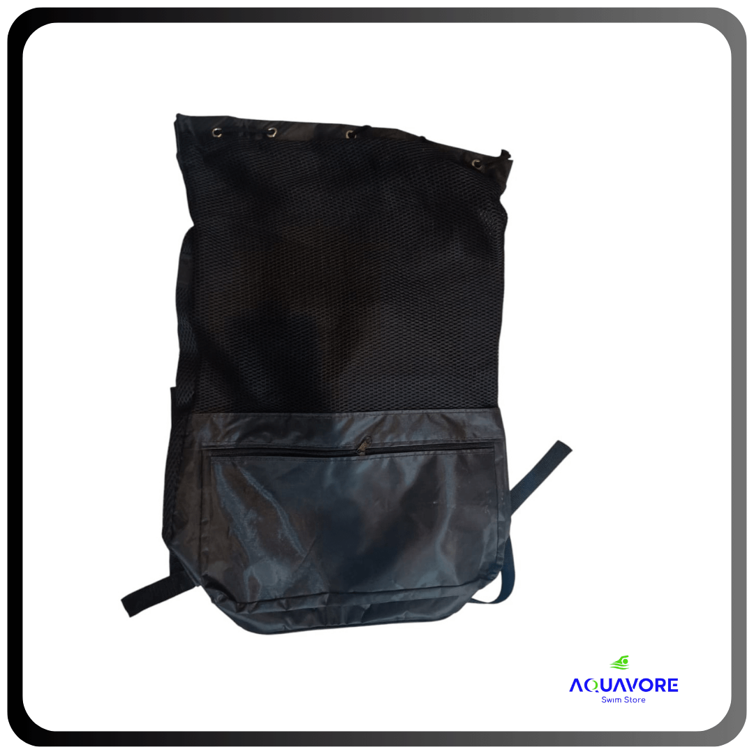 Pro Swim Training Bundle: Mesh Bag, Kickboard & Fins Aquavore
