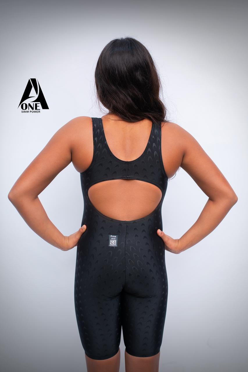 A ONE Girls' Racing Swimsuit – FINA Approved with Stylish Design