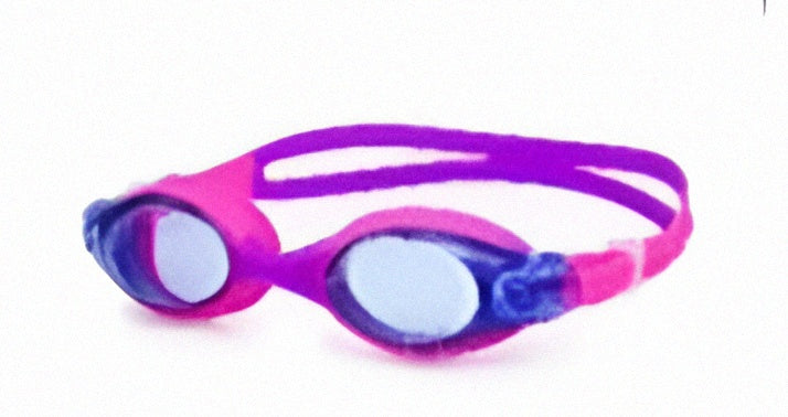 Kids Swim Goggles – Purple/Navy (Age 6–12)