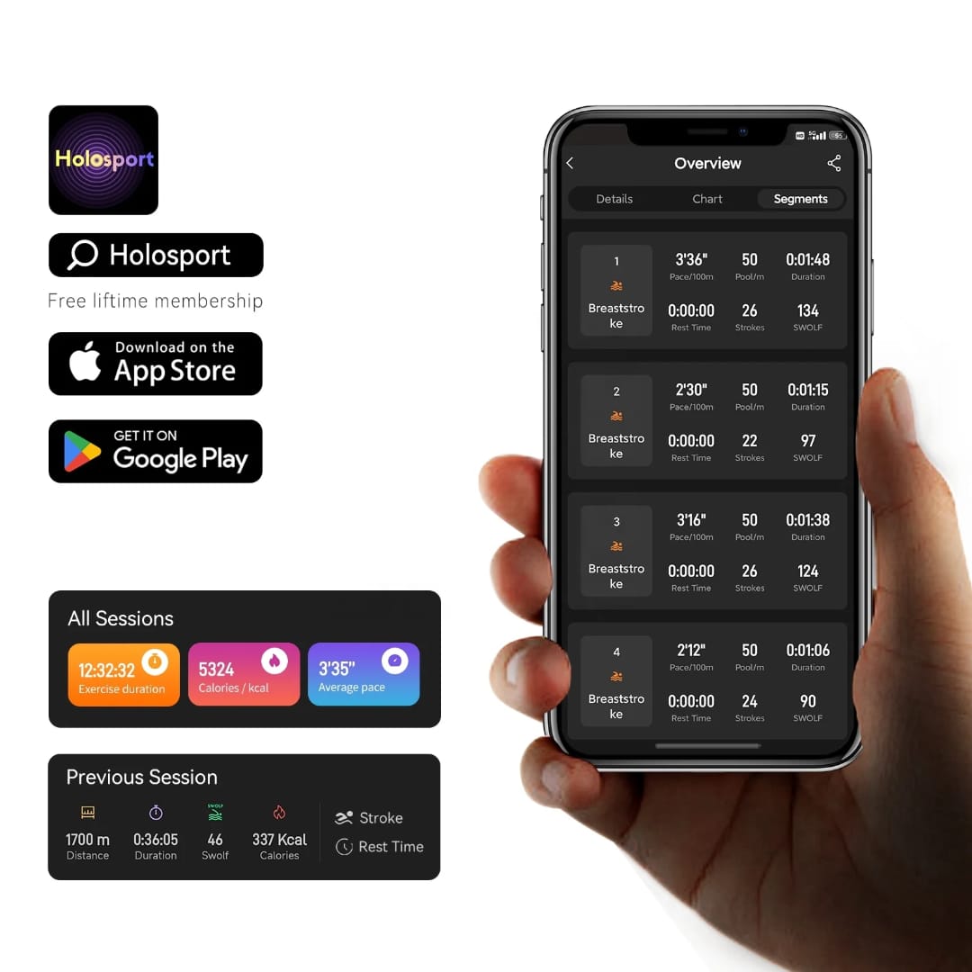 AquaVision Smart Swim Goggles