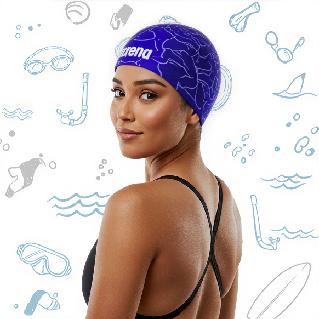 Lines swim cap