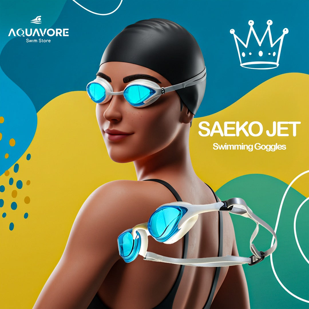 SAEKO JET S58 Swimming Goggles – Anti-Fog, UV Protection, No-Leak Design