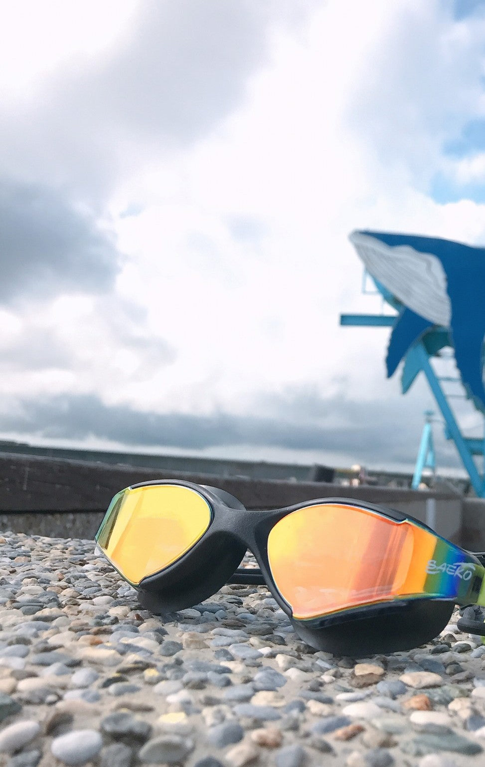 SAEKO-Premium Blade Mirror Swimming Goggles